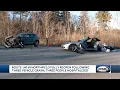 Three people hospitalized after crash on Route 140 in Northfield authorities say