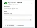 Model Context Protocol MCP server for Dynamics 365 Finance and Operations in Copilot Studio