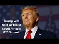 Download Lagu Trump will NOT attend G20 Summit in South Africa