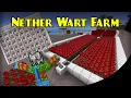 BEST Nether Wart Farm Minecraft Bedrock Farm Tutorial MCPE XBOX PS SWITCH