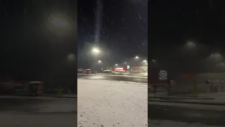 1-15-24 Light Snow in Springfield Delco PA