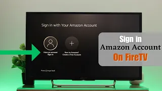 Fire TV Sign in to Amazon Account How to on