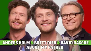 About My Father Interview David Rasche Anders Holm and Brett Dier on Robert de Niro Succession