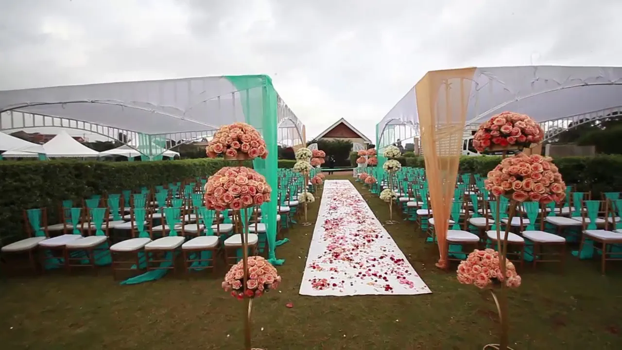 Jane Muthoni Wedding set up