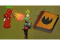 Hitting 33 with FIRE WAVE - OSRS Low Level Tome of Fire Pking