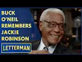 Buck O Neil Talks About Jackie Robinson Breaking Baseball s Color Barrier Letterman