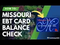 Missouri EBT Balance Check Instructions