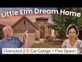 Little Elm Home Tour 3-Bed Flex Space Oversized 2 5-Car Garage Paloma Creek South