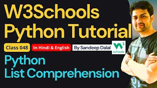 W3Schools W3Schools Python W3Schools Python Tutorial Class 048 Python - List Comprehension