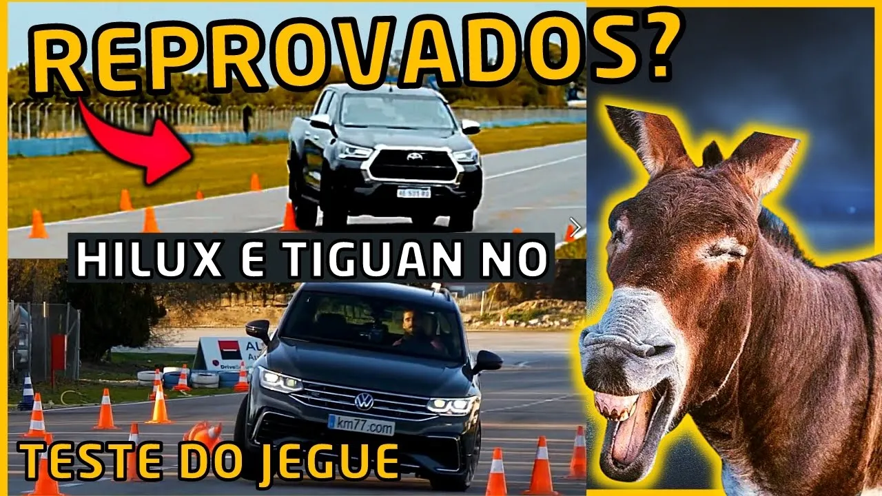 TESTE DO ALCE HILUX 2021 - TIGUAN 2022 - RESULTADOS ATUALIZADOS #ANÁLISE #TESTEDOJEGUE #TESTE #ALCE
