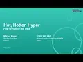 Hot Hotter Hyper How to Handle Big Data