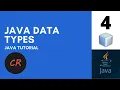 Java Tutorial 4 - Java Data types and Variables 2020