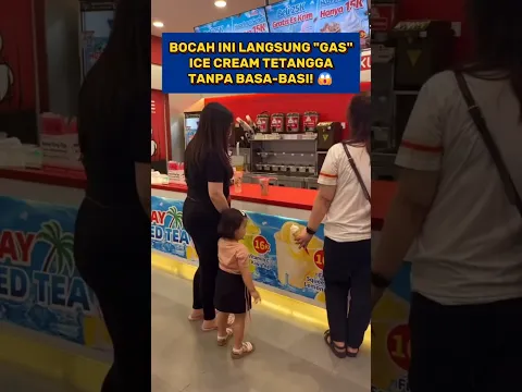 Bocil kocak, ice cream orang lain main disikat !!
