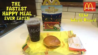 The Fastest Happy Meal Ever Eaten (New World Record) | L.A. BEAST