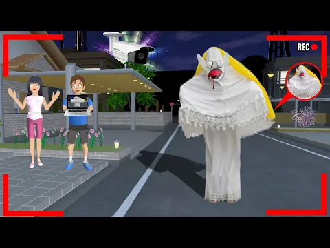 Video Thumbnail: Yuta Mio panik CCTV menangkap penampakan HANTU DING DONG menyerang mereka😱|sakura school simulator