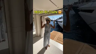 WHOA!😮Full Tour Tomorrow🤩  #superyacht #yachtTour