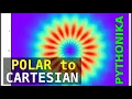 Numpy How to convert the polar field to cartesian coordinates