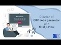 How to create OTP code generator for your project with Total js Flow
