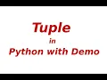 Tuple datatype in Python programming with Demo Explained in Tamil