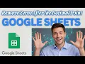 Remove Zeros After the Decimal Point in Google Sheets Updated 2026 Step-by-Step Beginner Guide