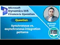 Synchronous vs asynchronous integration patterns