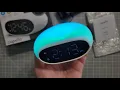 Capello Nightlight Color Changing Alarm Clock Plug-In