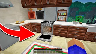 Encontré un PASADIZO SECRETO en mi COCINA en Minecraft