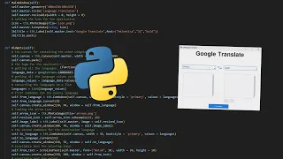 How To Make A Google Translater App In Python