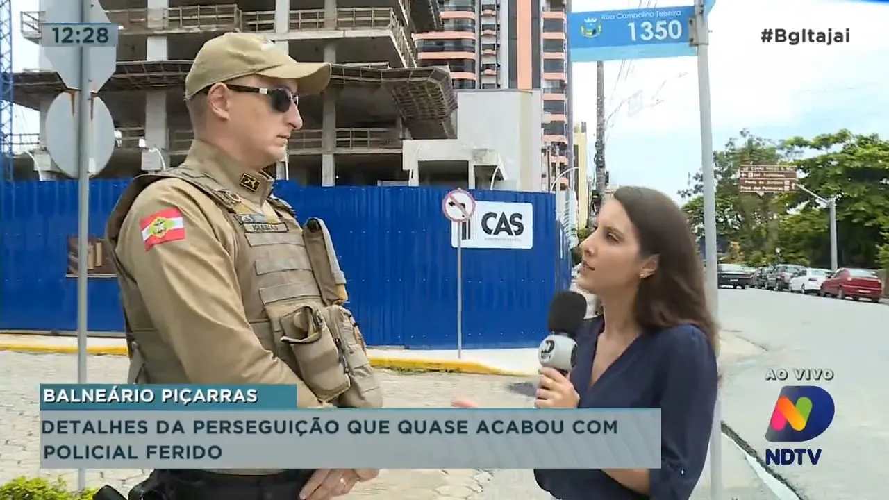 Detalhes da perseguição que quase acabou com policial ferido em Balneário Piçarras
