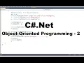 C Net Programming Language For Beginners - Part 16