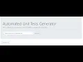 Unit Test Generator for Javascript source files