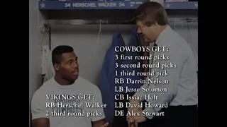 93 Cowboys History of the Herschel Walker Trade