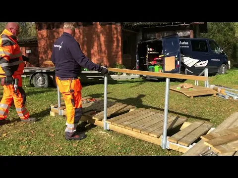 Make your own Swimming Pontoon ECO