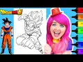Coloring Goku Dragon Ball Z - Super Saiyan Blue