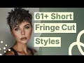 Fringe-Cut Short Styles 2025 Bold and Elegant Trends