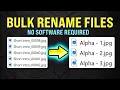How to Rename Multiple Files in Sequence Without Any Software EASY METHOD