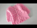 Crochet #107 How to crochet baby girls cardigan 0-12 months