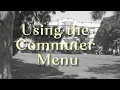 Using the UARK Commuter Menu