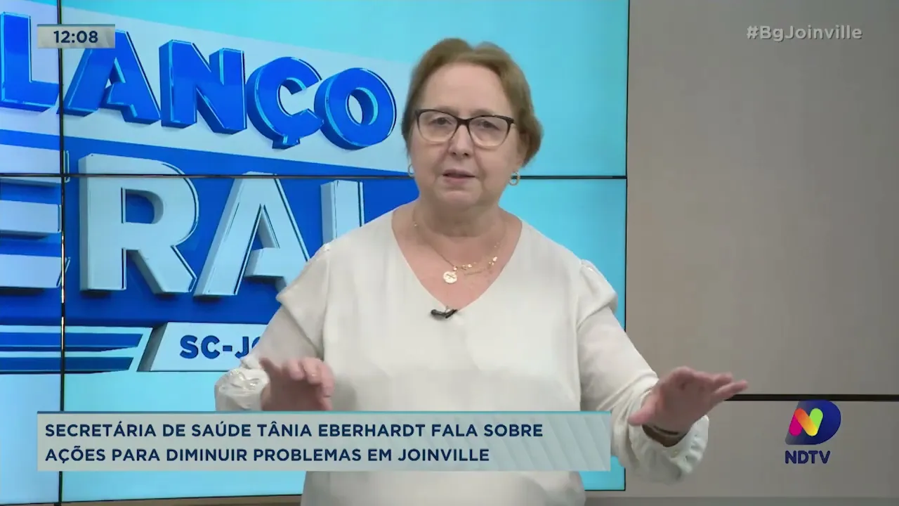 Secretária de Saúde, Tânia Eberhardt, fala sobre ações para diminuir problemas em Joinville