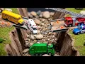 Oh No The Bridge Broke Brave Police and Fire Truck Rescue Mission