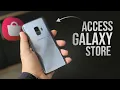 How to Access Galaxy Store on Android tutorial