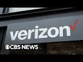 Verizon cell phone outages reported across U S