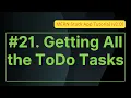 21 Getting All the ToDo Tasks MERN Stack App Tutorial v2 0