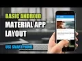 Basic Android Material App Layout Framework 7