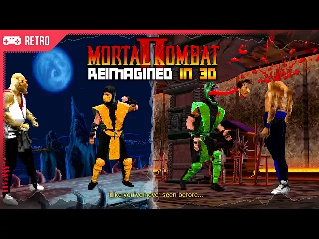 Mortal Kombat 2 (1993) reimagined as a 3D game!