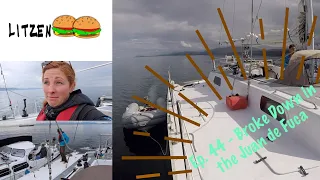 Engineless Sailboat in Shipping Channel – Calling Coast Guard (Ep.44 Sailing w/ the Litzenbergers)