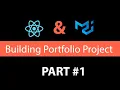 React Material Ui Project Part Build Navbar and Header