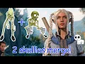 Merging two skeletons for custom spring physics
