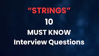 10 MUST KNOW JavaScript String Interview Questions Can u predict the output