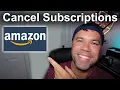How to Cancel Subscriptions on Amazon Prime Cancel Amazon Channels or Memberships